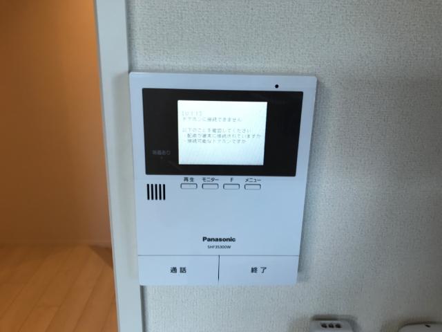 プリムローズ302号室 カメラ付インターホン