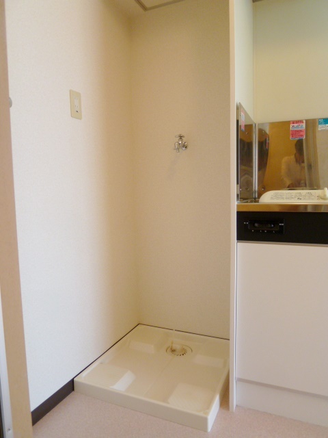 ジャスパー田無0202号室 キッチン横の室内洗濯機置場