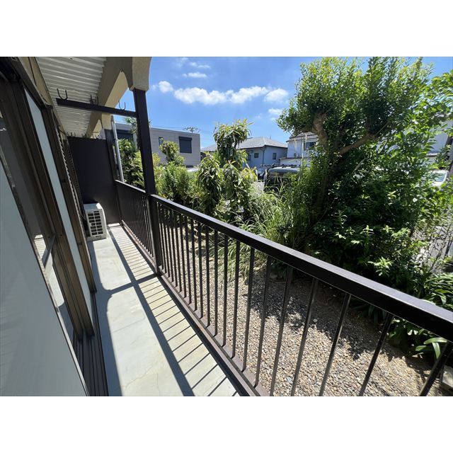 平和台ハイツ103号室 南向き・2室に面しております