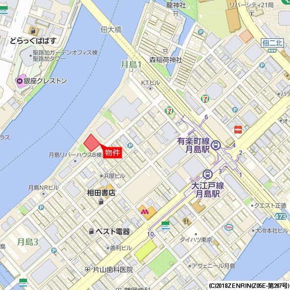 Ｂｒｉｌｌｉａ　ＷＥＬＬＩＴＨ月島13階 null