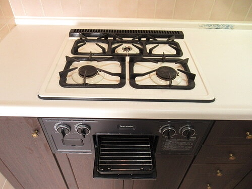 ライオンズマンション前田東公園 3口ガスコンロ　前回募集時／2021年2月の写真