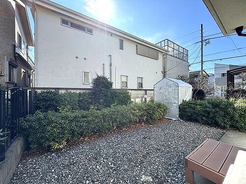 練馬区下石神井１丁目１５番戸建 室内からの専用庭　※前回募集時2024年2月撮影