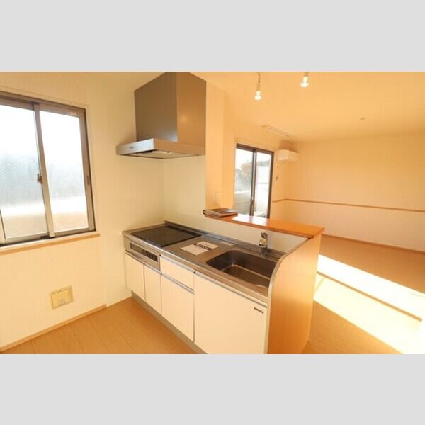 クレール　Ⅰ棟 キッチン　IH三口コンロ