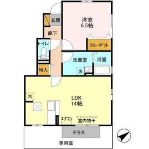 フェルミエ101号室 間取