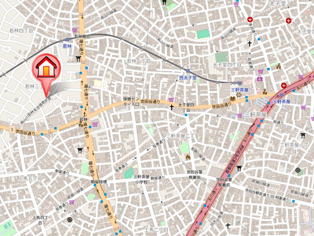 レジディア世田谷若林3階 null