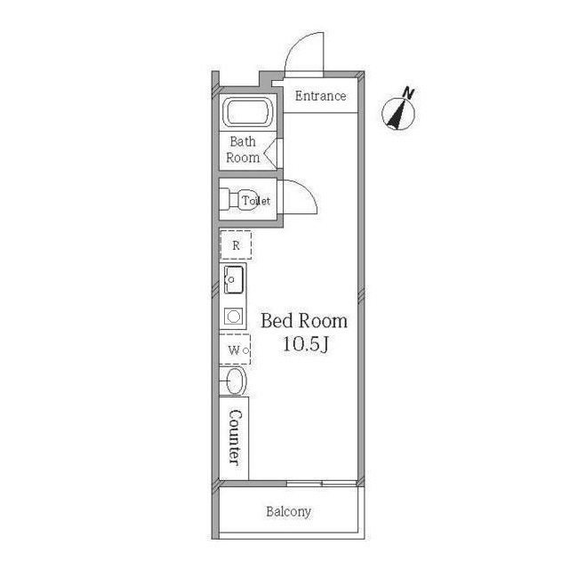 MQuarto鶴ヶ峰301号室 間取