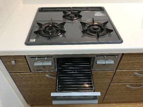 ブルーミングレジデンス南流山4階 コンロ、グリル