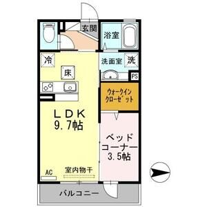 アニバーサリー103号室 間取