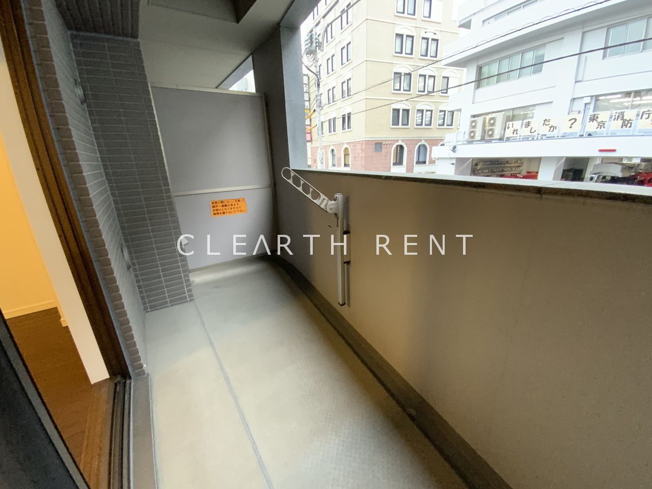 グラーサ西麻布2階 バルコニー