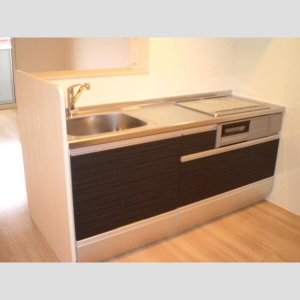 ヴィルヌーヴ　B棟205号室 対面システムキッチン