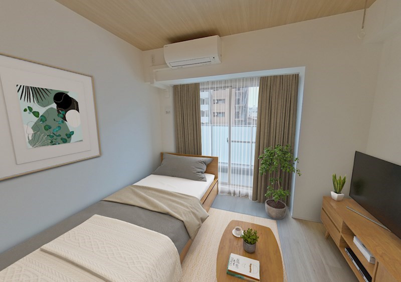 レジディア中目黒Ⅱ3階 リビング　※これはVR画像です。