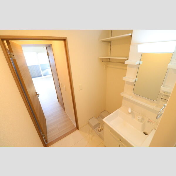 クレールIDAⅢ302号室 洗面脱衣所