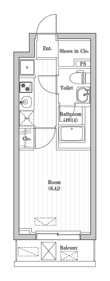 アーバンパーク登戸2階 間取