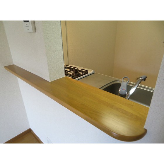 パークサイドテラス高井戸 カウンターキッチン（写真は別部屋です）