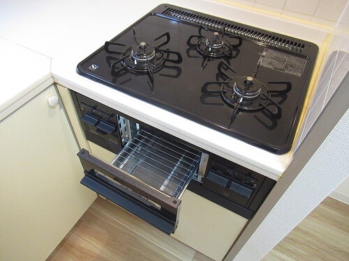 グローリア初穂千駄木・ヴェルデ千駄木 グリル付きコンロ