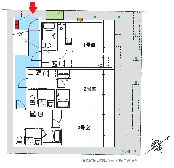 ラネージュ稲毛1階 部屋その他