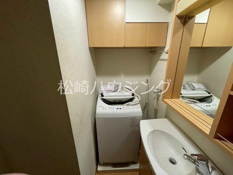 中野ローヤルコーポ 洗濯機は残置物です