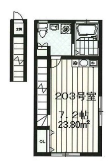 グランジェ南大沢2階 間取