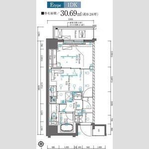 MAXIV府中AZ601号室 間取