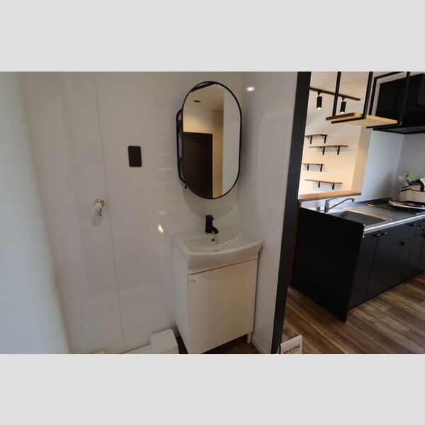 ハートリーフレジデンス201号室 洗面台