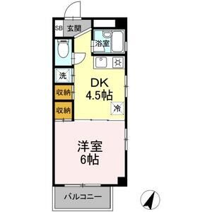 Park　K-1 301号室 間取