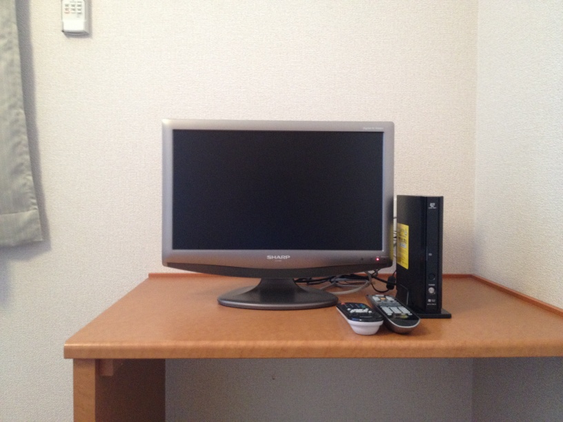 レオパレスノースブライト210号室 液晶TVでLEONETを楽しもう