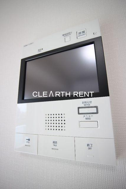 メインステージ板橋ＷＥＳＴ4階 カラーモニターインターホンで来訪者の確認が可能