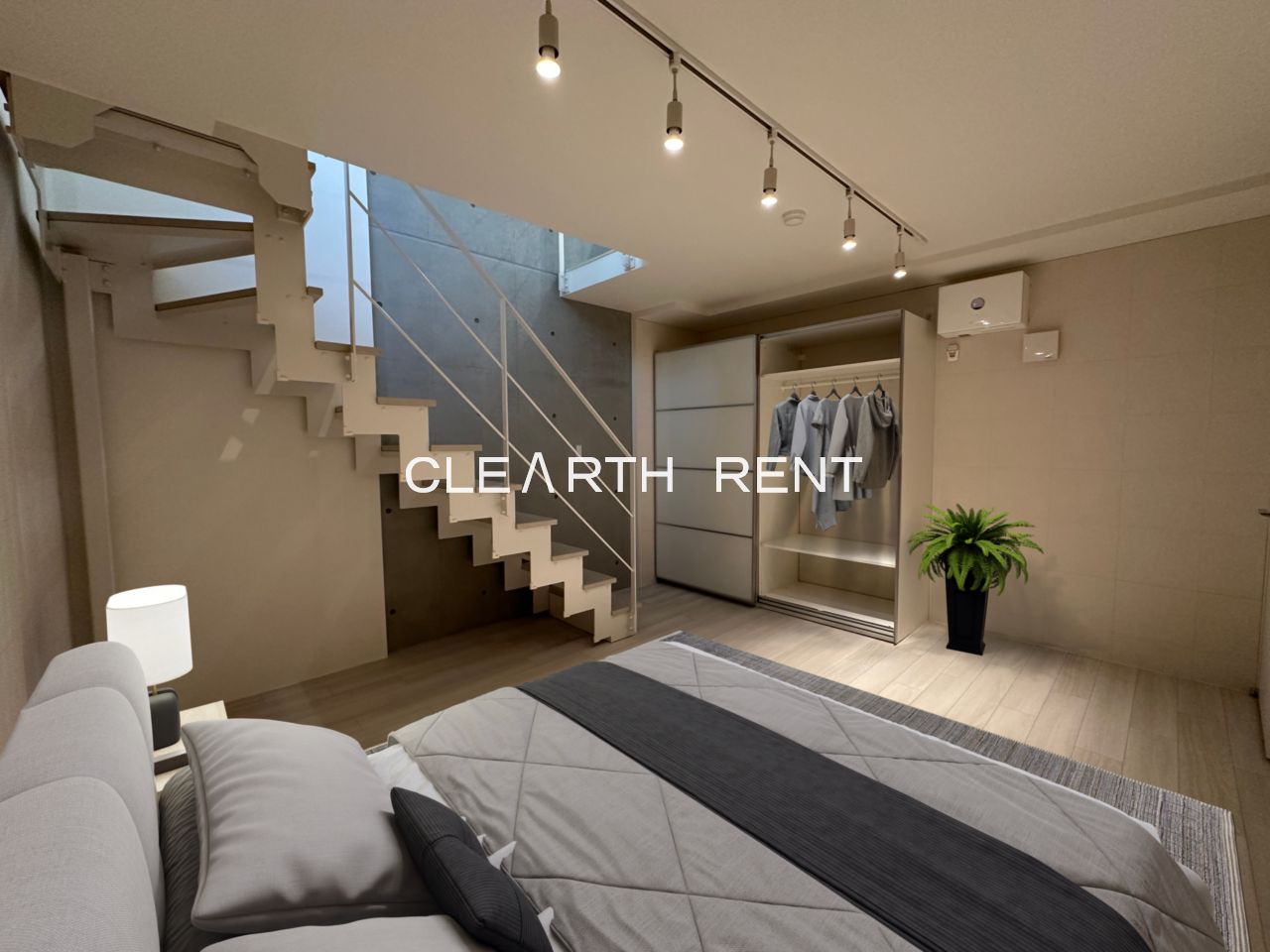 ＧＲＡＮ ＰＡＳＥＯ 池尻大橋1階 10帖の広々ベッドルーム/メゾネット下階