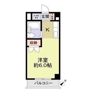 エステートピア・ルリ106号室 間取