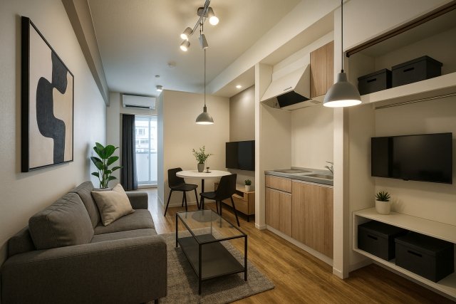 グランドメゾン鶴見8階 ※家具・小物はイメージです