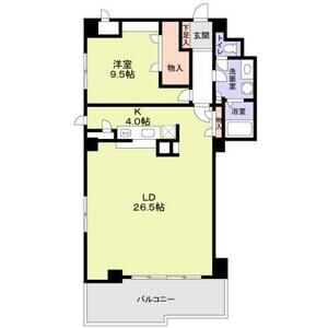 グランフォーレ502号室 間取