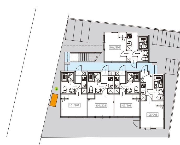 デザイナーズハウス清瀬1階 同建物別部屋の参考画像