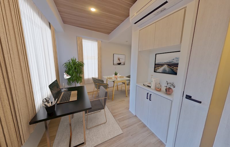 レジディアタワー乃木坂6階 リビング　※これはVR画像です。