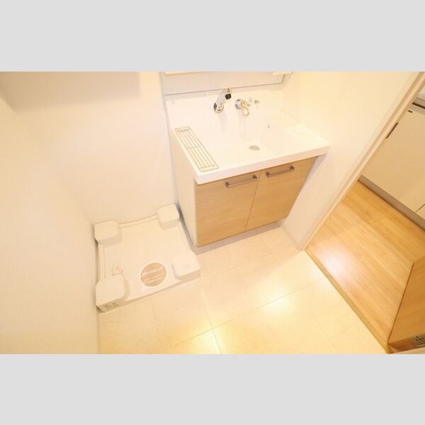 ロイヤルグレース道201号室 洗面所　洗髪洗面化粧台あり