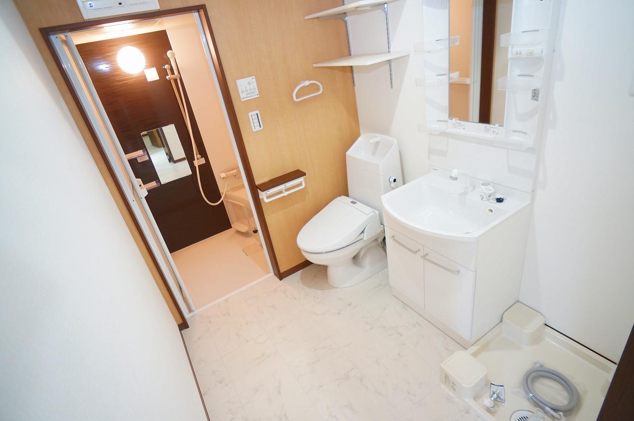 クロノスディオ103号室 洗面脱衣所