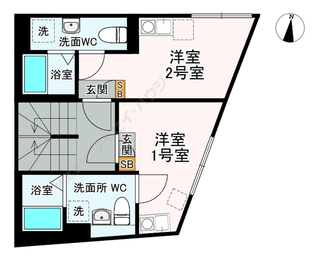Ｐｒｉｍｅ蒲田0502号室 間取