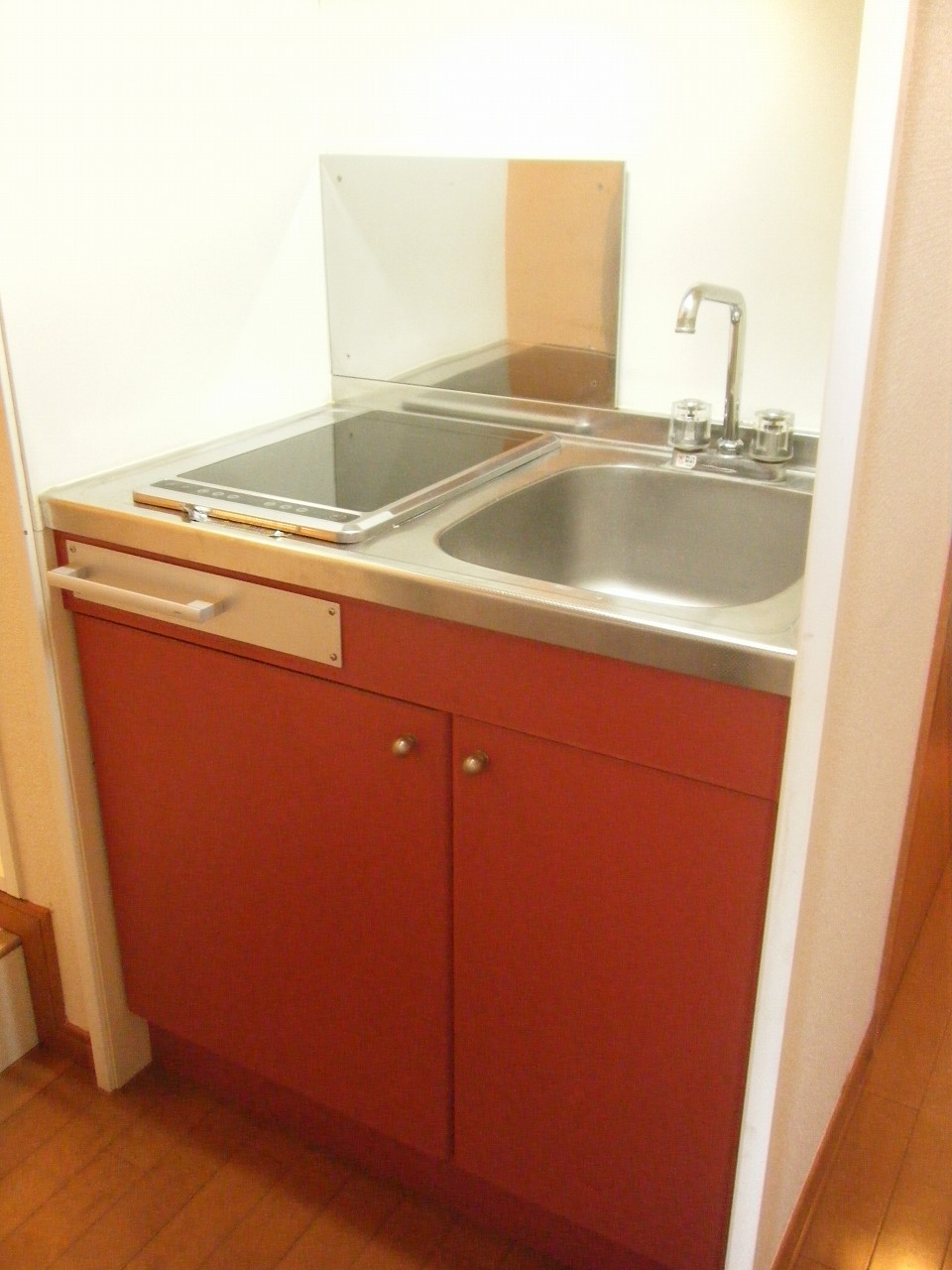 レオパレスグリーン青毛 キッチン