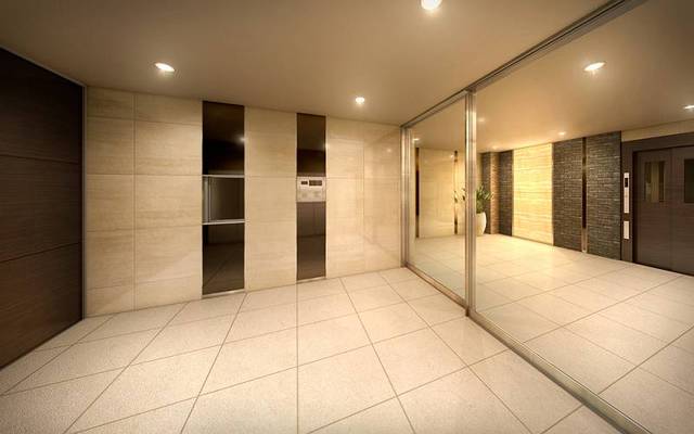 ガーラ・パークサイド川崎8階 スタイリッシュなエントランス