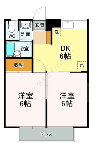 ステラⅠ0104号室 間取