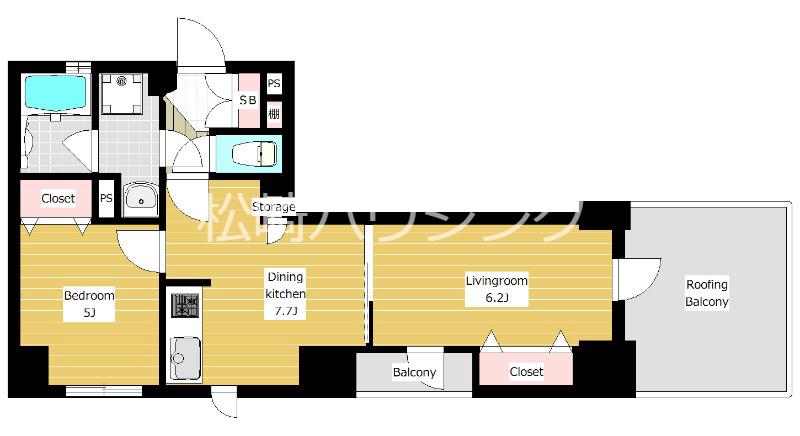 第二和光マンション2階 間取