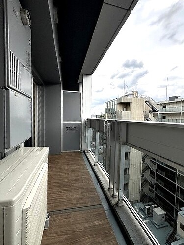 ライオンズ千代田岩本町ミレスーＫＤＡ バルコニー　※2024年6月撮影