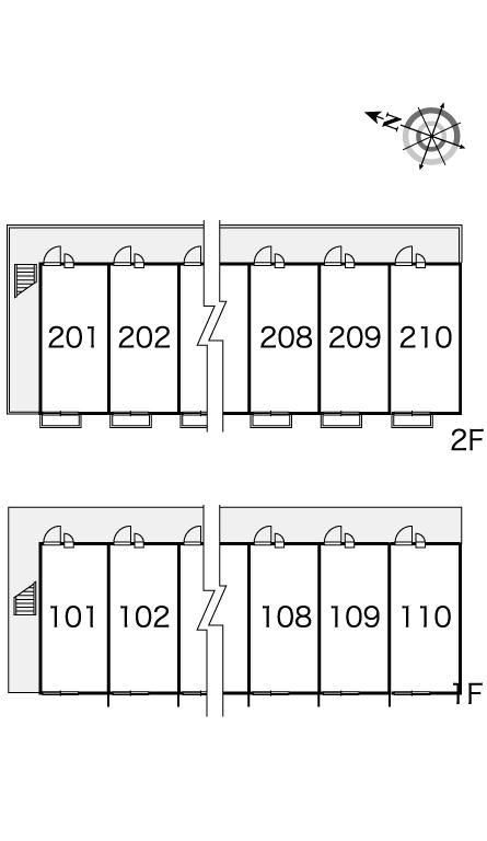 レオパレスサンライズビューＢ206号室 部屋その他