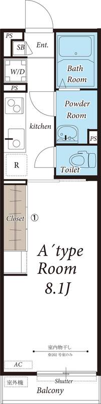 リブリ・ハナミズキ大船2nd1階 間取