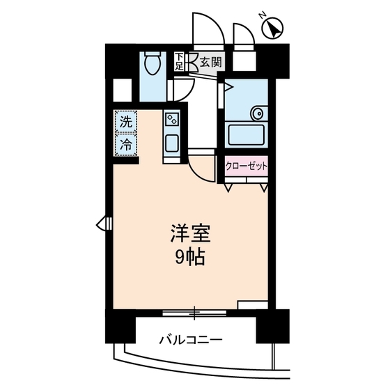 アムス志村0701号室 間取