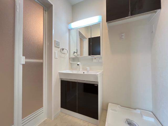 川口市大字道合字久保前　アパート新築工事202号室 洗髪洗面化粧台（イメージ）