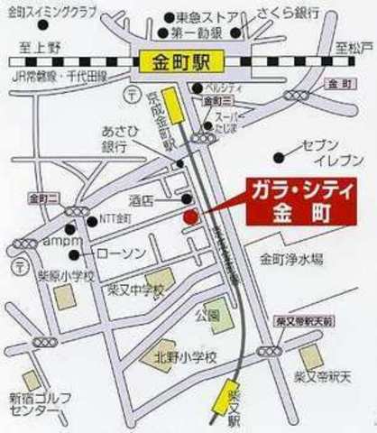 ガラ・シティ金町3階 案内図