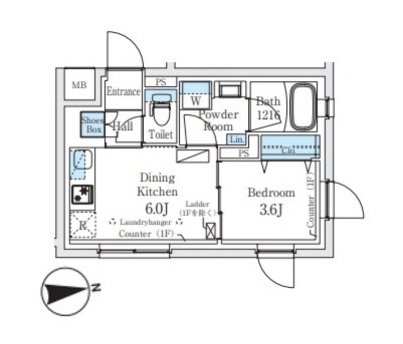 CREALpremier笹塚3階 間取