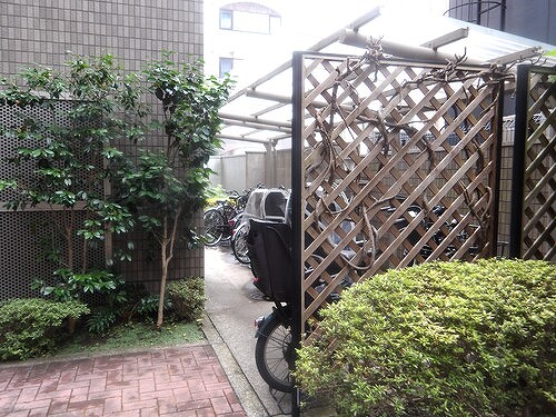 リヴィエルバーグ西大島3階 駐輪場