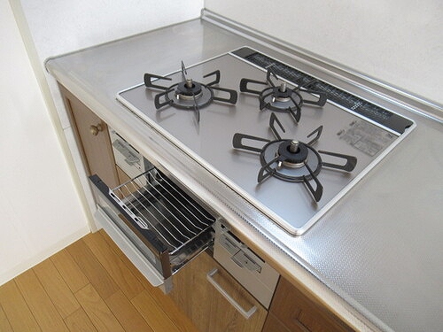 グリーンコーポ川口 グリル付きコンロ