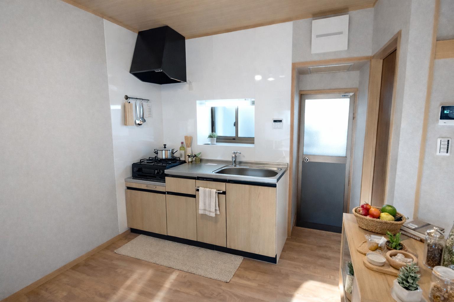 こもれびの丘のオリビア 新品のキッチンに交換済。照明もプレゼント。